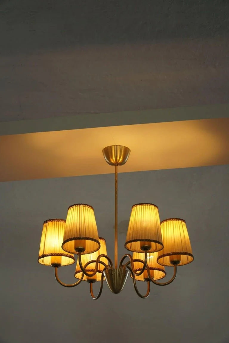 Swedish_Mid_Century_Modern,_5_Arm_Chandelier,_Attr._Hans_Bergström,_1950s