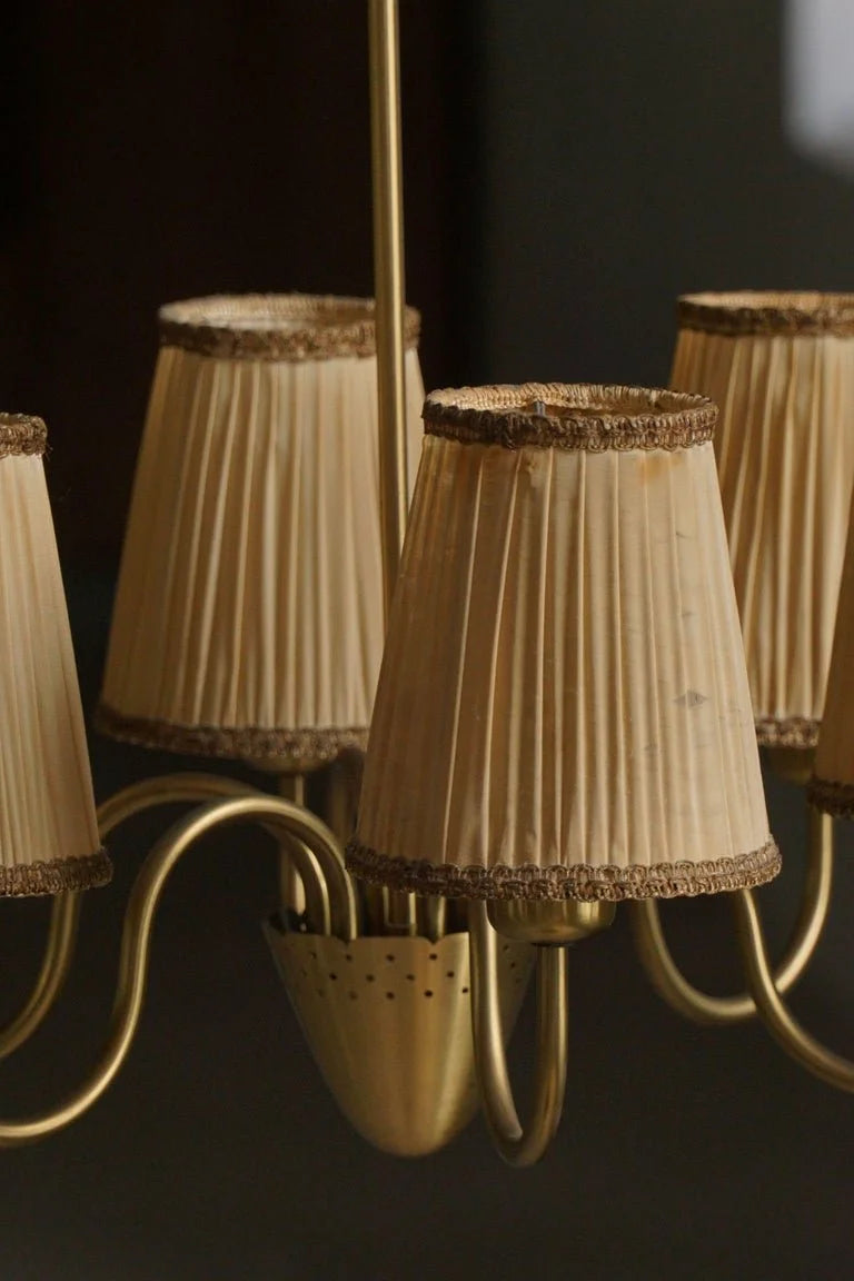Swedish_Mid_Century_Modern,_5_Arm_Chandelier,_Attr._Hans_Bergström,_1950s