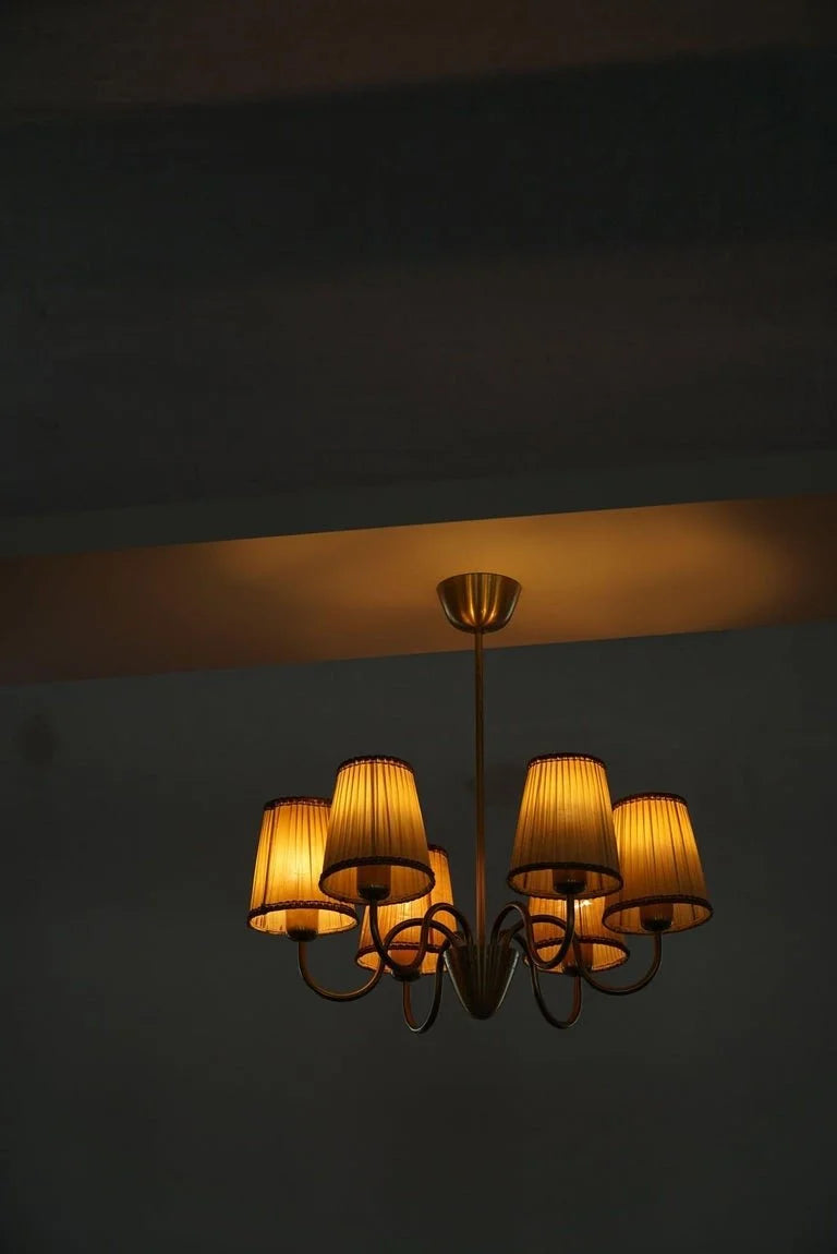 Swedish_Mid_Century_Modern,_5_Arm_Chandelier,_Attr._Hans_Bergström,_1950s