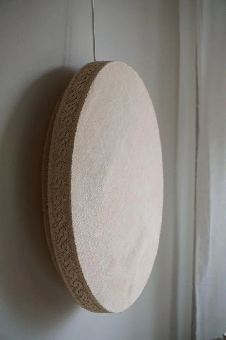Swedish_Mid_Century_Modern,_Ceiling_/_Flush_Scone_in_Linen,_1950s