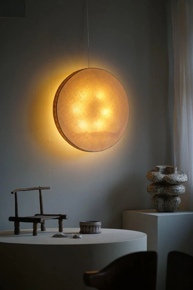 Swedish_Mid_Century_Modern,_Ceiling_/_Flush_Scone_in_Linen,_1950s