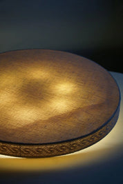 Swedish_Mid_Century_Modern,_Ceiling_/_Flush_Scone_in_Linen,_1950s