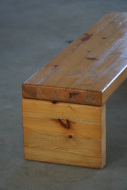 Swedish_Modern_Brutalist_Table_Bench_in_Solid_Pine,_1970s
