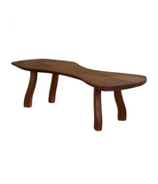 Swedish_Modern,_Organic_Shaped_Sofa_Table_in_Elm_by_Carl-Axel_Beijbom,_1968
