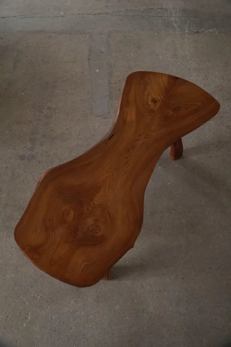 Swedish_Modern,_Organic_Shaped_Sofa_Table_in_Elm_by_Carl-Axel_Beijbom,_1968