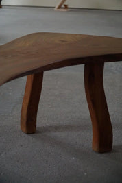 Swedish_Modern,_Organic_Shaped_Sofa_Table_in_Elm_by_Carl-Axel_Beijbom,_1968