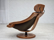 Swivel_Armchair,_Corduroy_Upholstery_&_Wood_Base,_1980s_Sweden