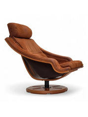 Swivel_Armchair,_Corduroy_Upholstery_&_Wood_Base,_1980s_Sweden
