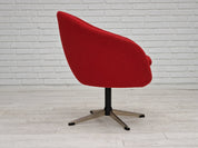 Swivel_Lounge_Chair,_Mid-Century_Wool_&_Steel_by_Karl_Eric_Klote_1960s_Denmark