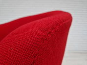 Swivel_Lounge_Chair,_Mid-Century_Wool_&_Steel_by_Karl_Eric_Klote_1960s_Denmark