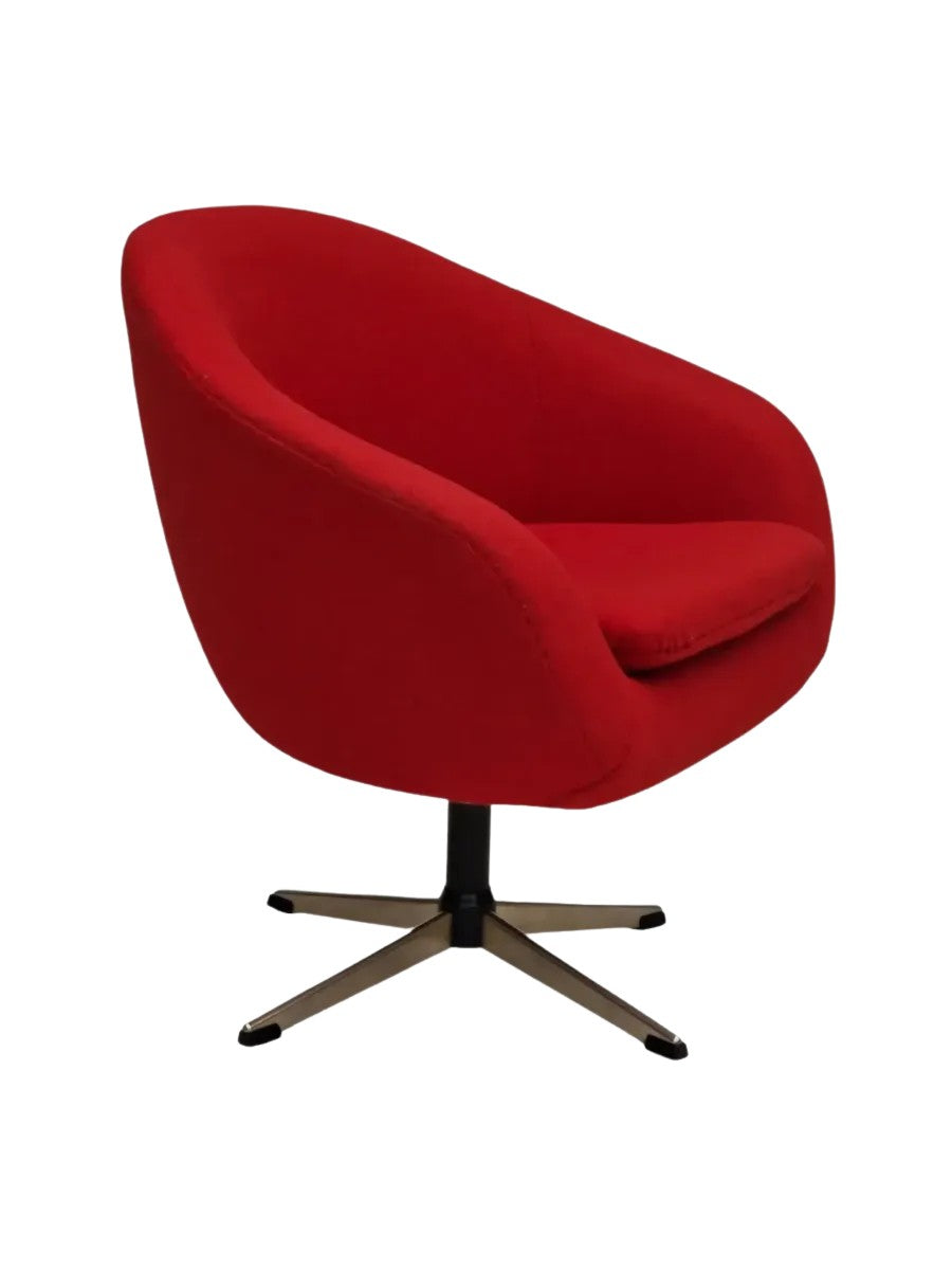 Swivel_Lounge_Chair,_Mid-Century_Wool_&_Steel_by_Karl_Eric_Klote_1960s_Denmark