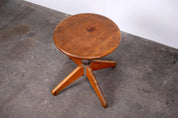 Swivel_Stool,_Art_Deco_Style,_Patinated_Oak,_Switzerland-Germany