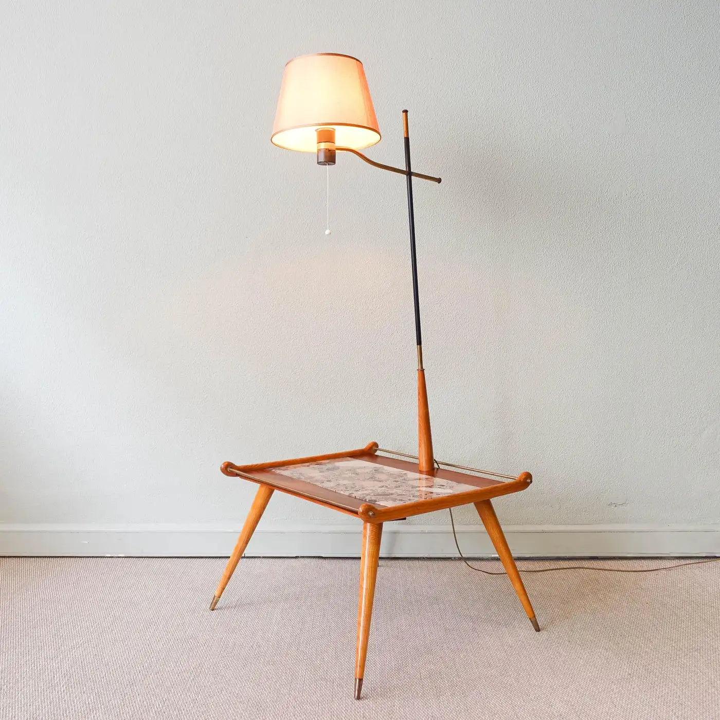 Table_and_Lamp,_Ash_Wood_and_Marble,_1950s,_Portugal