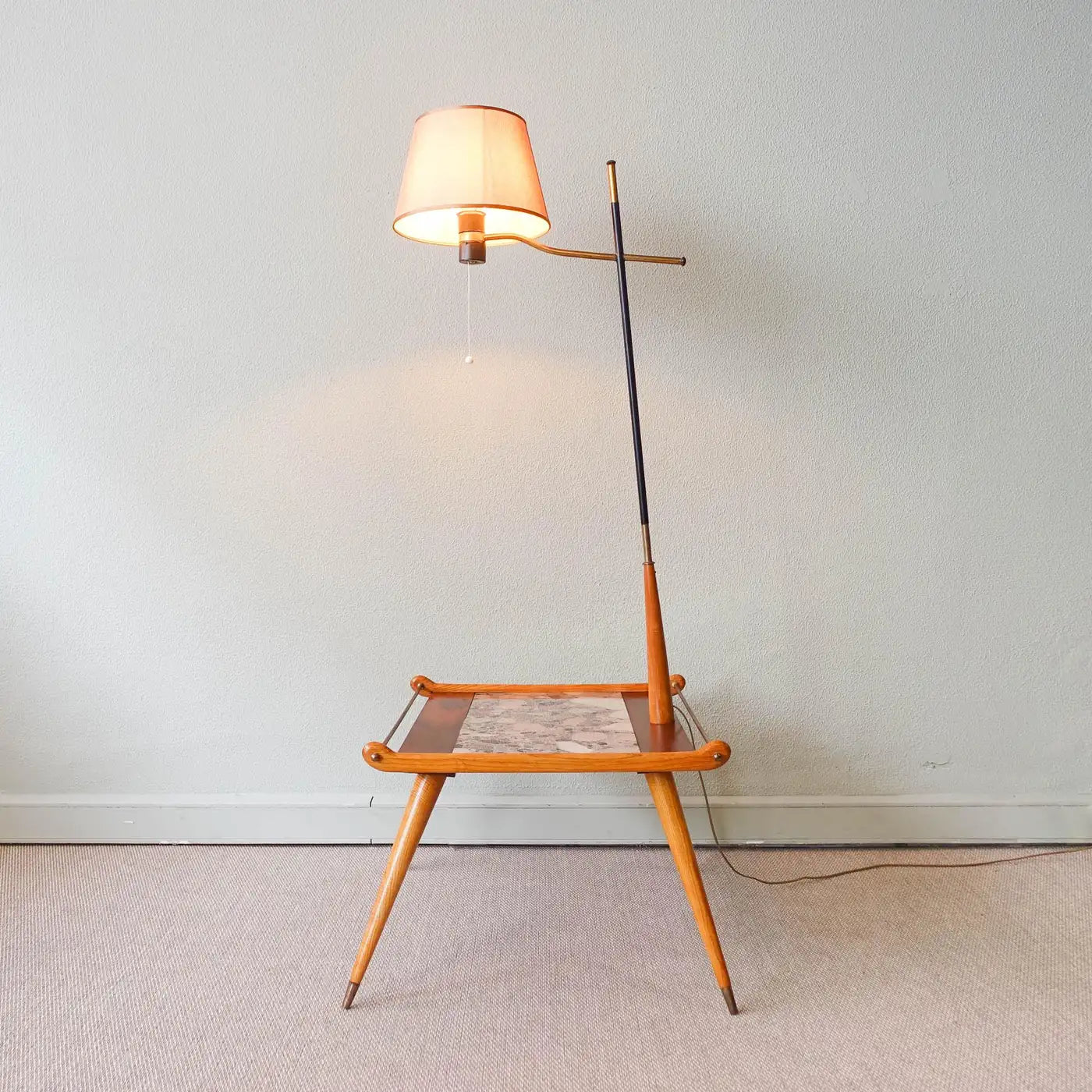 Table_and_Lamp,_Ash_Wood_and_Marble,_1950s,_Portugal