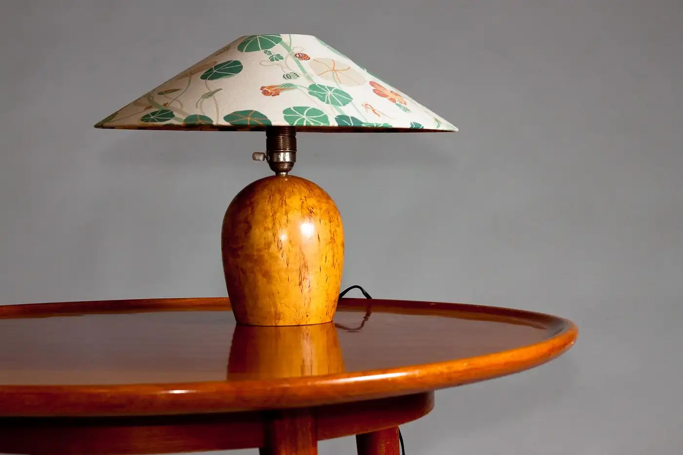 Table_Lamp_Curly_Birch_Wood_Finnish_Vintage_1930s_Finland
