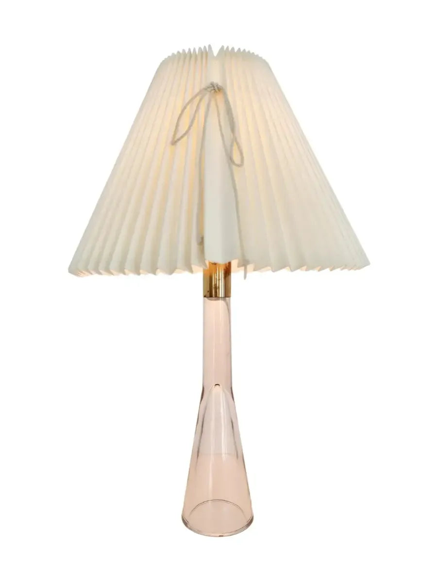 Table_Lamp,_Orno_Oy,_Glass_And_Brass,_Mid-Century_Modern,_Finland
