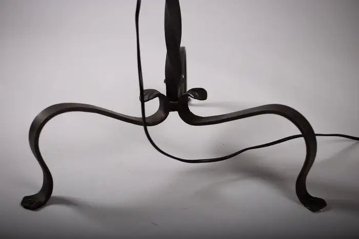 Taidetakomo_Antti_Hakkarainen_Wrought_Iron_Floor_Lamp,_1930s,_Finland