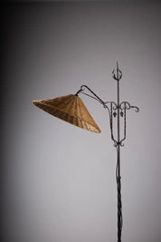 Taidetakomo_Antti_Hakkarainen_Wrought_Iron_Floor_Lamp,_1930s,_Finland
