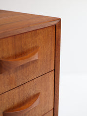 Teak_Tallboy_Chest_of_Drawers_by_Clausen_&_Søn,_1960s,_Denmark