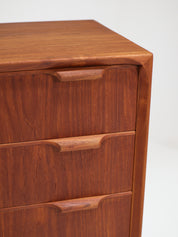 Danish_Teak_Chest_of_Drawers_with_Curved_Handles,_1960s