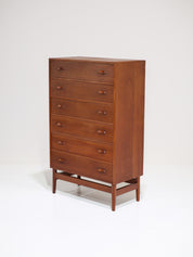 Danish_Teak_Chest_of_Drawers_with_Curved_Handles,_1960s