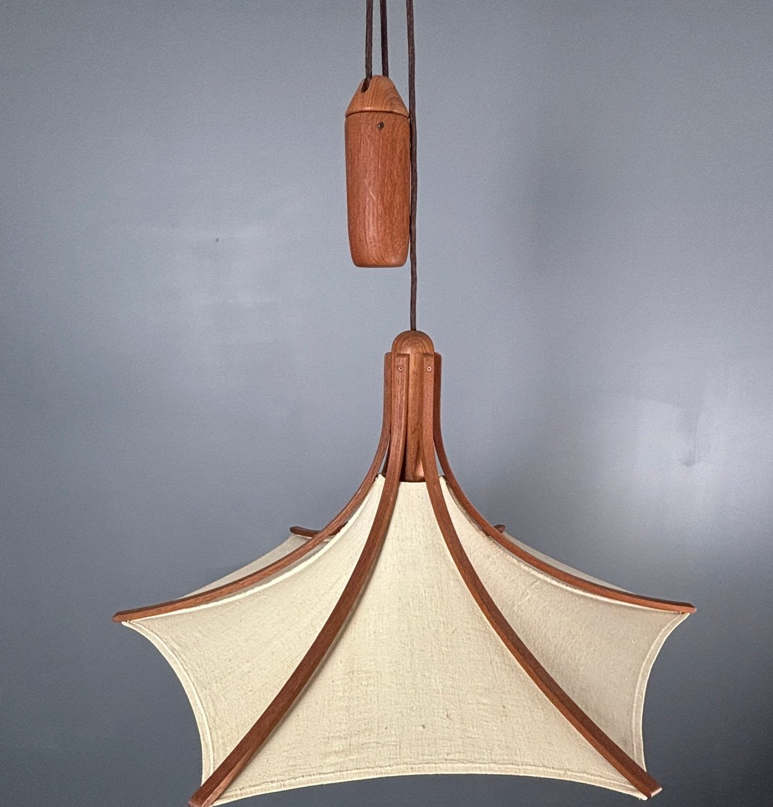 Umbrella_Pendant_Lamp_in_Teak_and_Linen_by_Domus_1970s