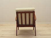 Teak_Armchair,_Danish_Design,_Refurbished_Fabric,_1970s,_Denmark