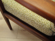 Teak_Armchair,_Danish_Design,_Refurbished_Fabric,_1970s,_Denmark
