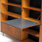 Cees_Braakman_Made_to_Measure_Cabinet_for_Pastoe_in_Teak_with_Black_and_Off-White_Details,_Netherlands,_Mid-Century_Modern