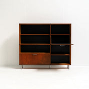 Cees_Braakman_Made_to_Measure_Cabinet_for_Pastoe_in_Teak_with_Black_and_Off-White_Details,_Netherlands,_Mid-Century_Modern