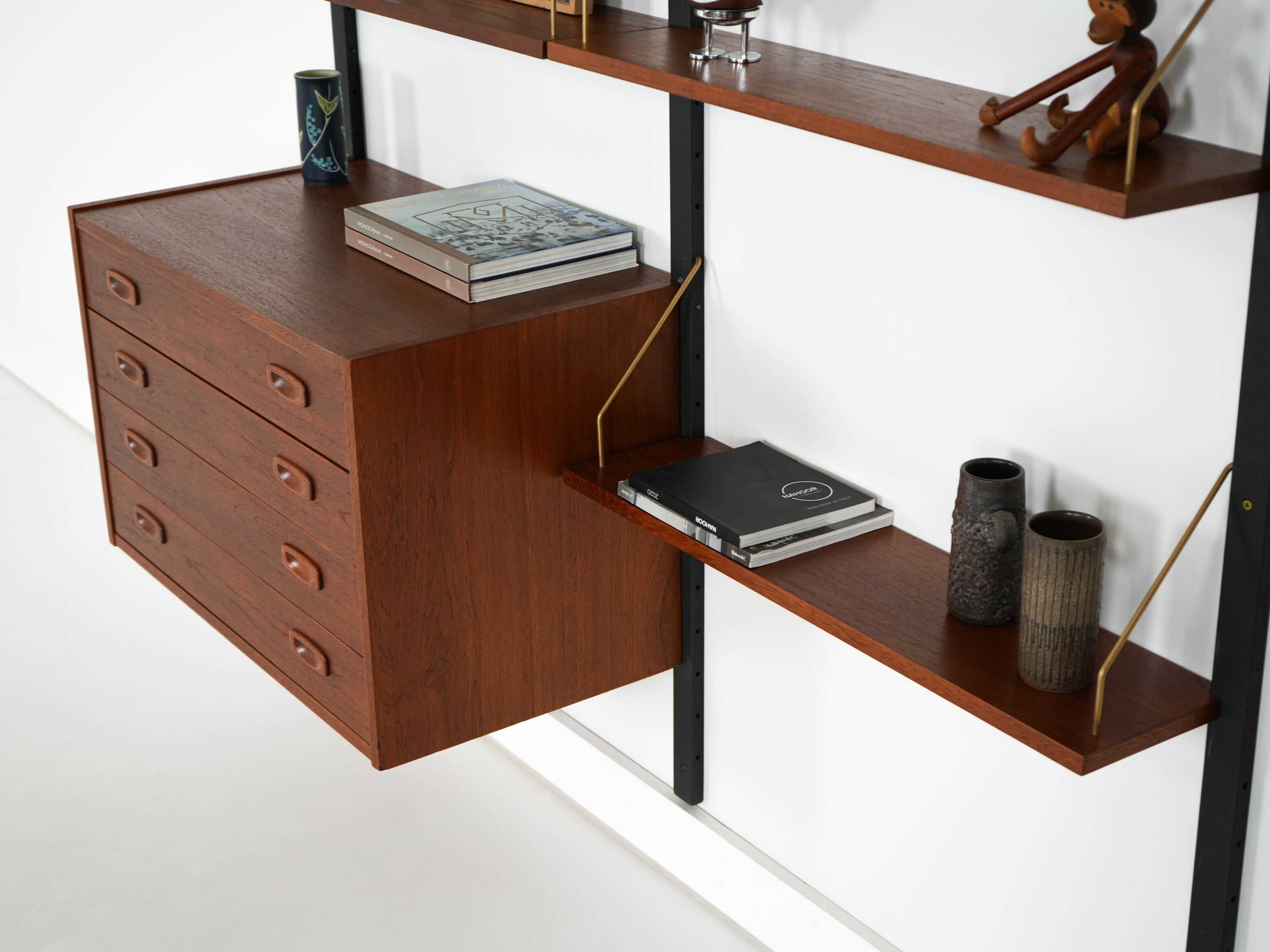 Teak_Wall_Unit,_Randers_Møbelfabrik_PS_System,_Teak_Veneer,_1960s,_Denmark