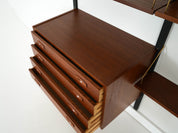 Teak_Wall_Unit,_Randers_Møbelfabrik_PS_System,_Teak_Veneer,_1960s,_Denmark