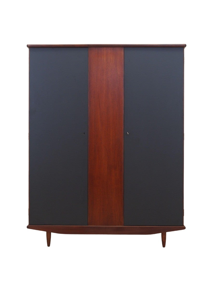 Teak_Wardrobe,_Solid_Wood_Legs,_1960s,_Denmark