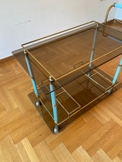 Mid-Century_Brass_Drinks_Trolley_with_Glass_Shelves,_1960s