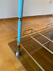 Mid-Century_Brass_Drinks_Trolley_with_Glass_Shelves,_1960s