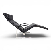 MaRe_Lounge_Chair_by_Christophe_Marchand_for_Team_by_Wellis,_Black_Leather_Reclining_Chaise_Lounge,_Red_Dot_Design_Award