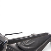 MaRe_Lounge_Chair_by_Christophe_Marchand_for_Team_by_Wellis,_Black_Leather_Reclining_Chaise_Lounge,_Red_Dot_Design_Award