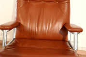 P126_Executive_Office_Chair_by_Osvaldo_Borsani_for_Tecno_in_Black_Leather,_Italy_1966