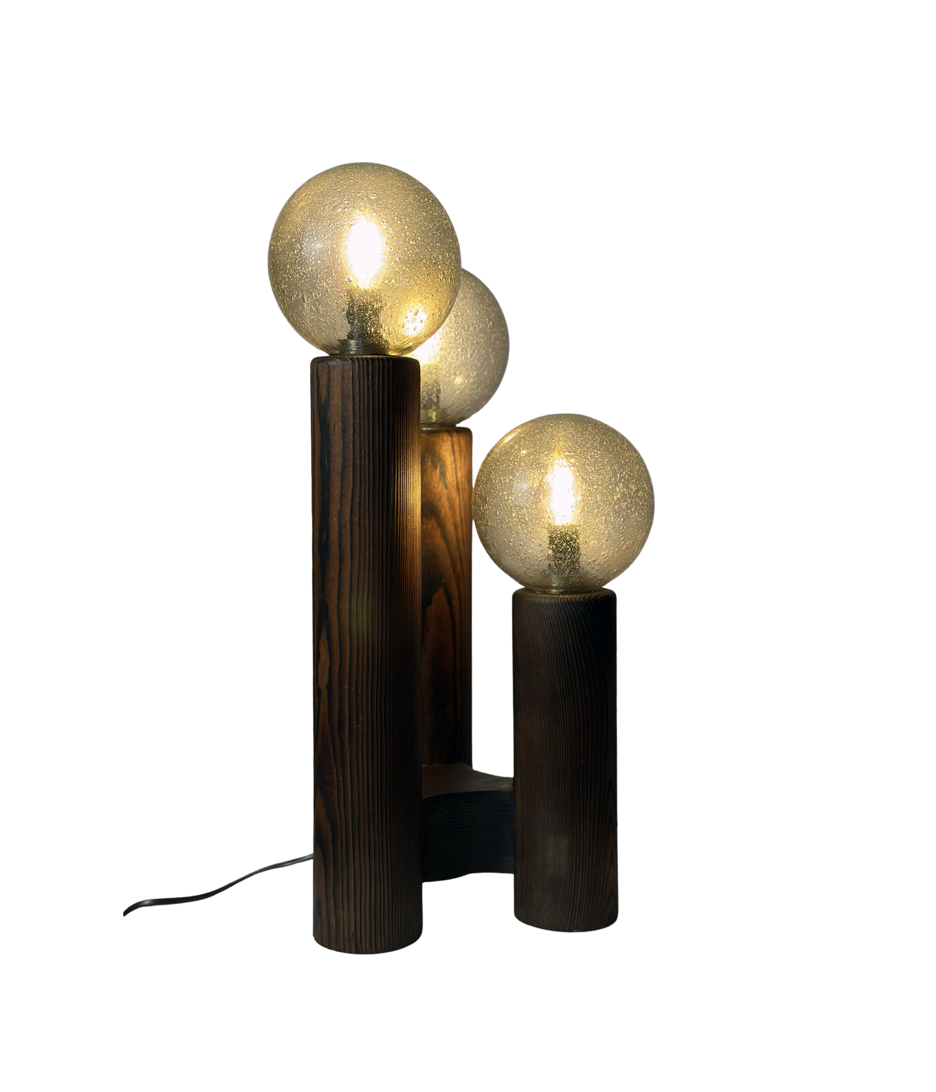 Temde_Leuchten_Model_19_Table_Lamp_in_Wood_and_Hand-Blown_Glass