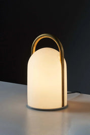 'Tender'_Table_Lamp,_Romolo_Lanciani_for_Tronconi,_Glass_&_Brass,_1980,_Italy