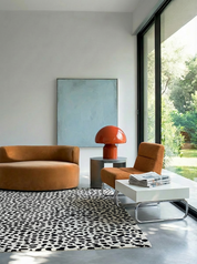 Modernist_Chaise_Lounge_with_Side_Table,_Chrome_Frame,_1970s