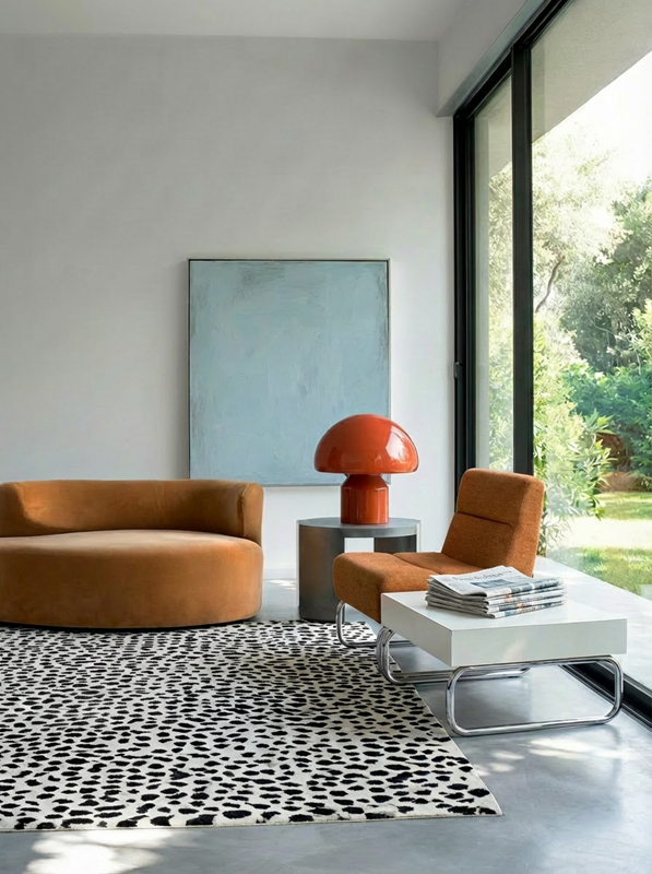 Modernist_Chaise_Lounge_with_Side_Table,_Chrome_Frame,_1970s