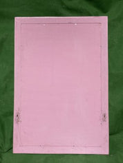 Tessellated_Coral_Pink_Stone_Mirror_by_Maitland_Smith,_1970s,_Philippines