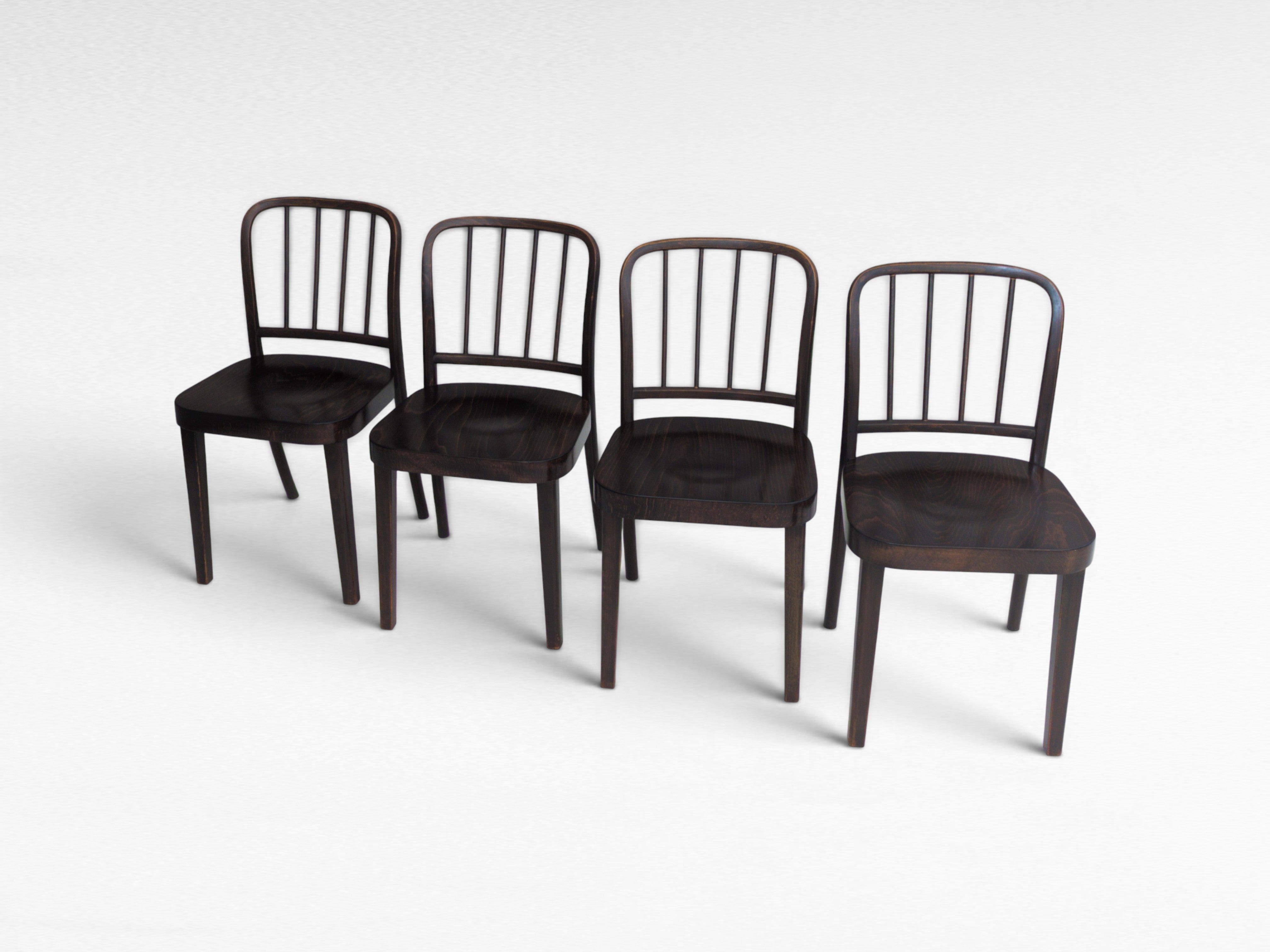 Thonet_A_811/4_Dining_Chairs_by_Josef_Hoffmann_for_Thonet,_1930s