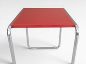 B9_Tubular_Steel_Side_Table_by_Marcel_Breuer_for_Thonet_with_Crimson_Red_Top,_1930s
