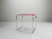 B9_Tubular_Steel_Side_Table_by_Marcel_Breuer_for_Thonet_with_Crimson_Red_Top,_1930s