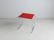 B9_Tubular_Steel_Side_Table_by_Marcel_Breuer_for_Thonet_with_Crimson_Red_Top,_1930s