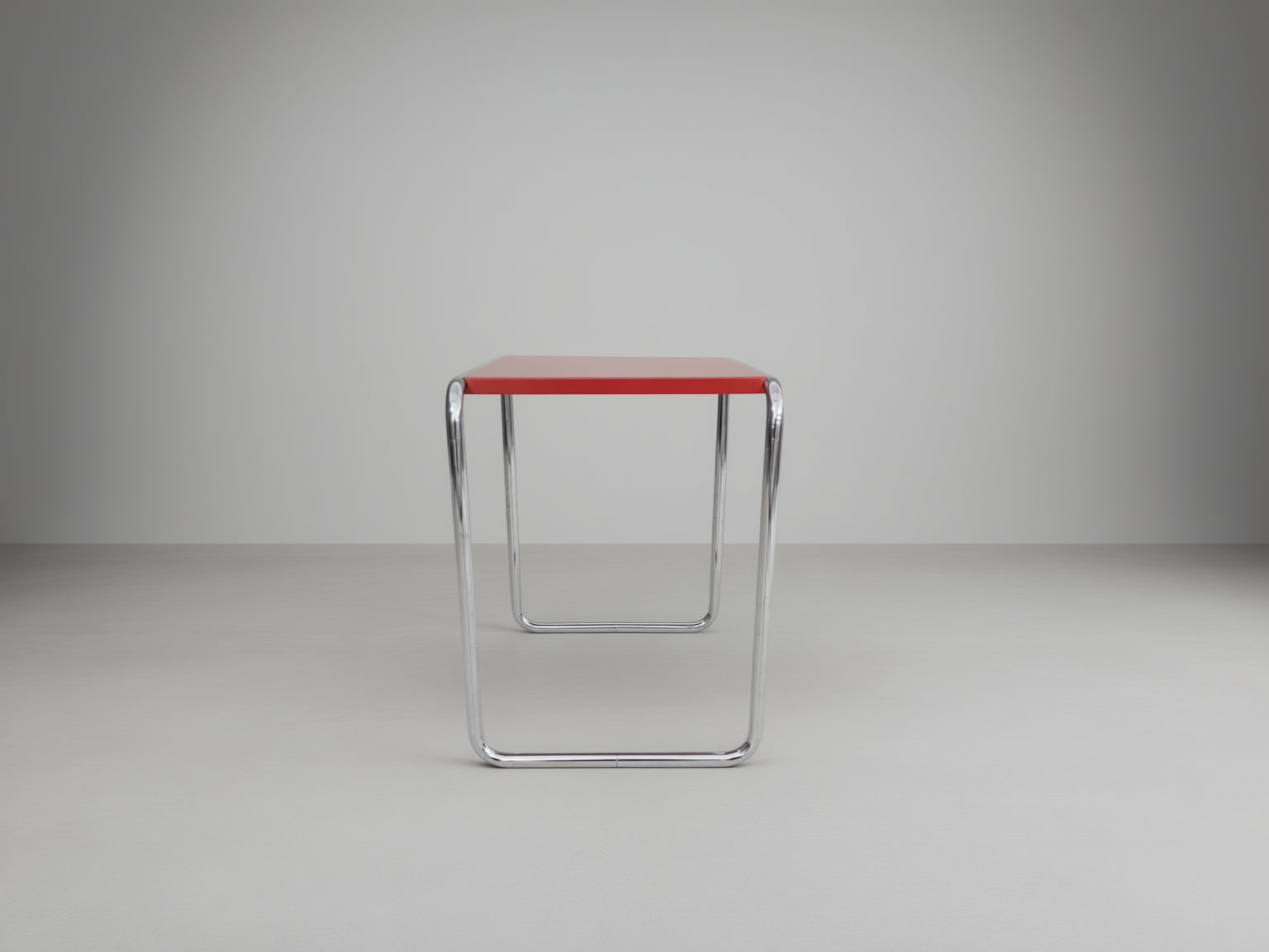 B9_Tubular_Steel_Side_Table_by_Marcel_Breuer_for_Thonet_with_Crimson_Red_Top,_1930s