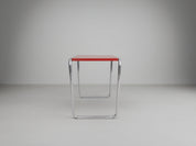 B9_Tubular_Steel_Side_Table_by_Marcel_Breuer_for_Thonet_with_Crimson_Red_Top,_1930s
