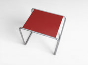 B9_Tubular_Steel_Side_Table_by_Marcel_Breuer_for_Thonet_with_Crimson_Red_Top,_1930s